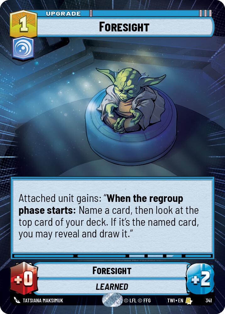 Foresight (341) (Hyperspace) (341) [Twilight of the Republic] | Exor Games New Glasgow