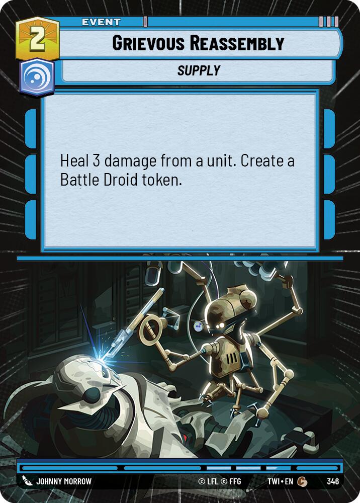 Grievous Reassembly (346) (Hyperspace) (346) [Twilight of the Republic] | Exor Games New Glasgow