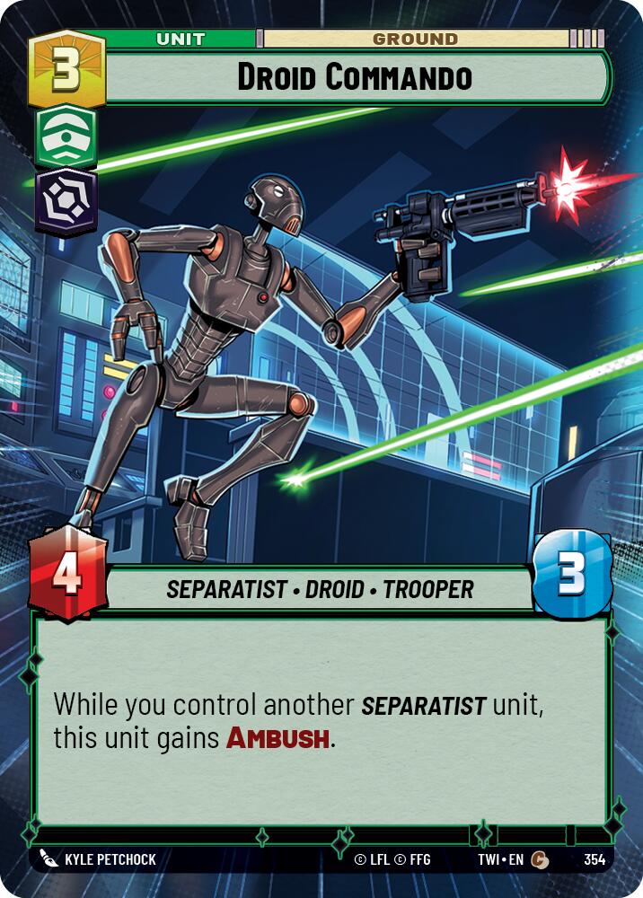 Droid Commando (354) (Hyperspace) (354) [Twilight of the Republic] | Exor Games New Glasgow