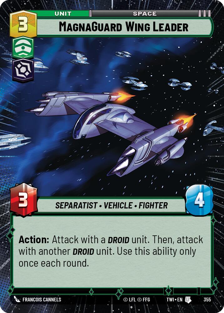 MagnaGuard Wing Leader (355) (Hyperspace) (355) [Twilight of the Republic] | Exor Games New Glasgow