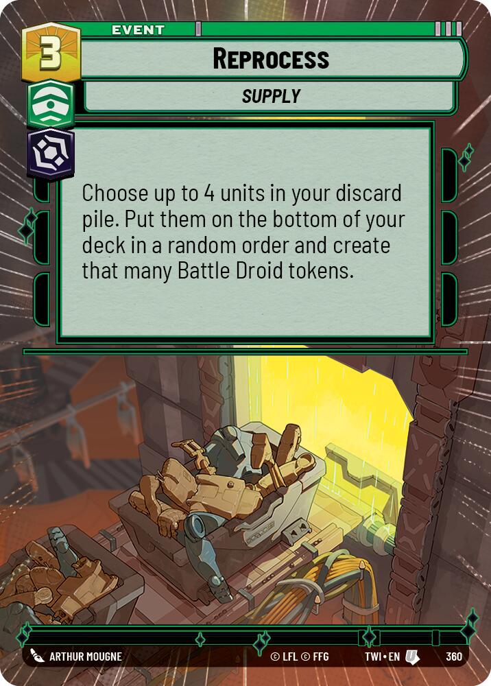 Reprocess (360) (Hyperspace) (360) [Twilight of the Republic] | Exor Games New Glasgow