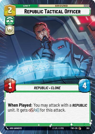 Republic Tactical Officer (363) (Hyperspace) (363) [Twilight of the Republic] | Exor Games New Glasgow