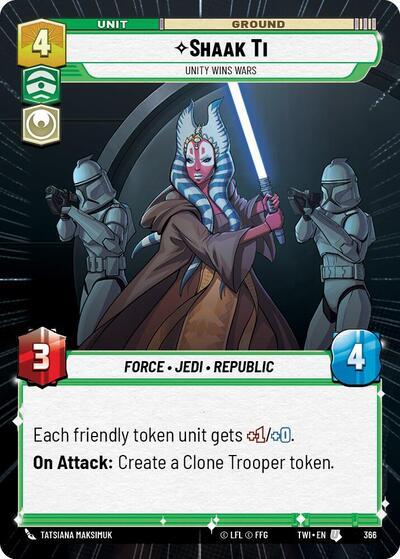 Shaak Ti - Unity Wins Wars (366) (Hyperspace) (366) [Twilight of the Republic] | Exor Games New Glasgow
