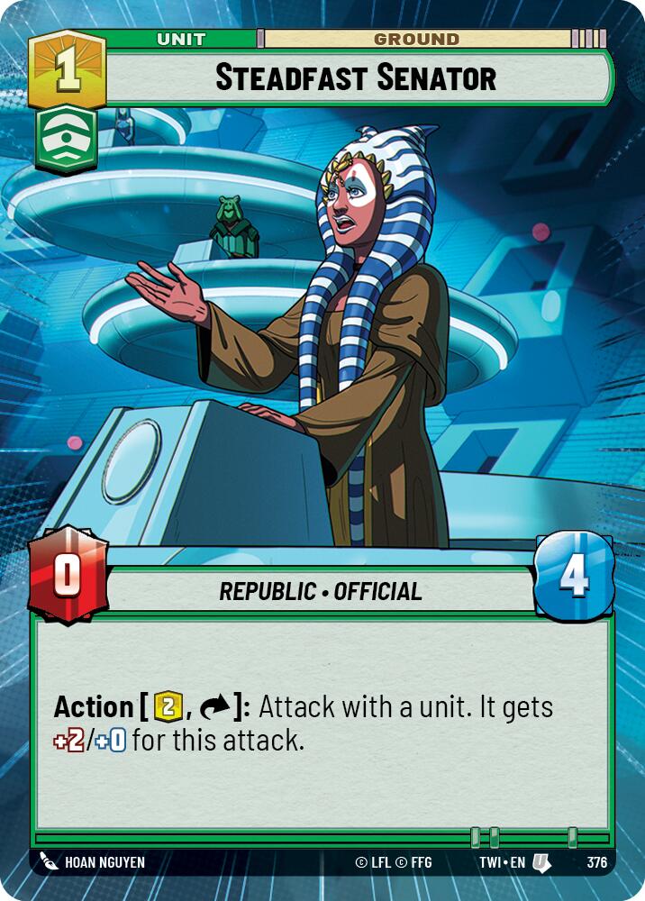 Steadfast Senator (376) (Hyperspace) (376) [Twilight of the Republic] | Exor Games New Glasgow