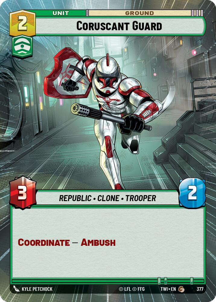 Coruscant Guard (377) (Hyperspace) (377) [Twilight of the Republic] | Exor Games New Glasgow