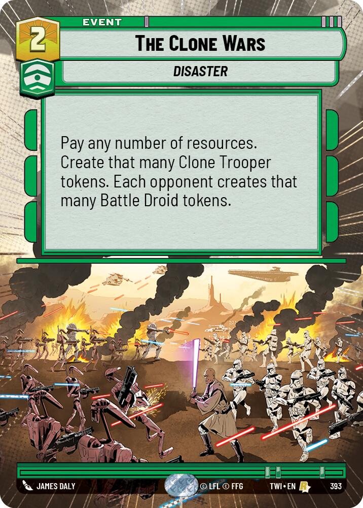 The Clone Wars (393) (Hyperspace) (393) [Twilight of the Republic] | Exor Games New Glasgow
