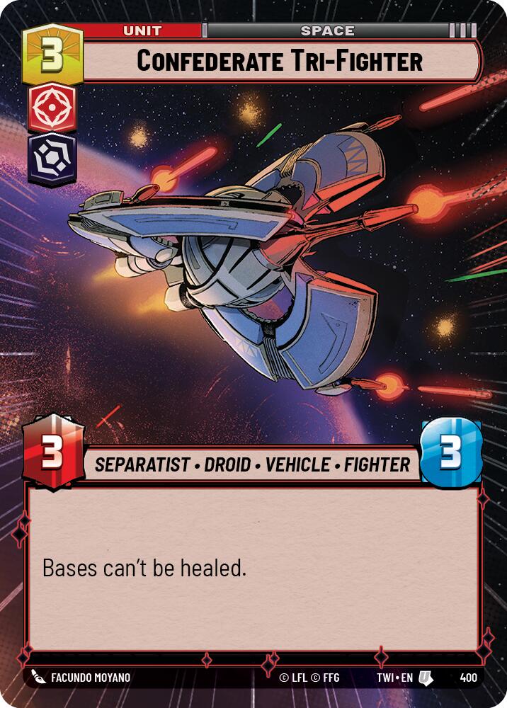 Confederate Tri-Fighter (400) (Hyperspace) (400) [Twilight of the Republic] | Exor Games New Glasgow