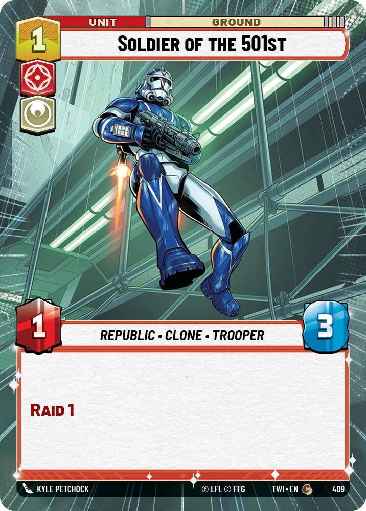 Soldier of the 501st (409) (Hyperspace) (409) [Twilight of the Republic] | Exor Games New Glasgow