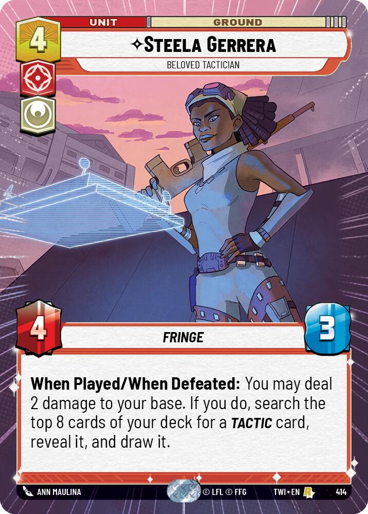 Steela Gerrera - Beloved Tactician (414) (Hyperspace) (414) [Twilight of the Republic] | Exor Games New Glasgow