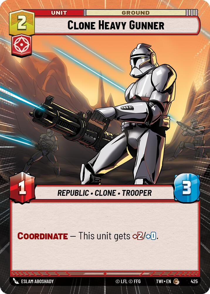 Clone Heavy Gunner (425) (Hyperspace) (425) [Twilight of the Republic] | Exor Games New Glasgow