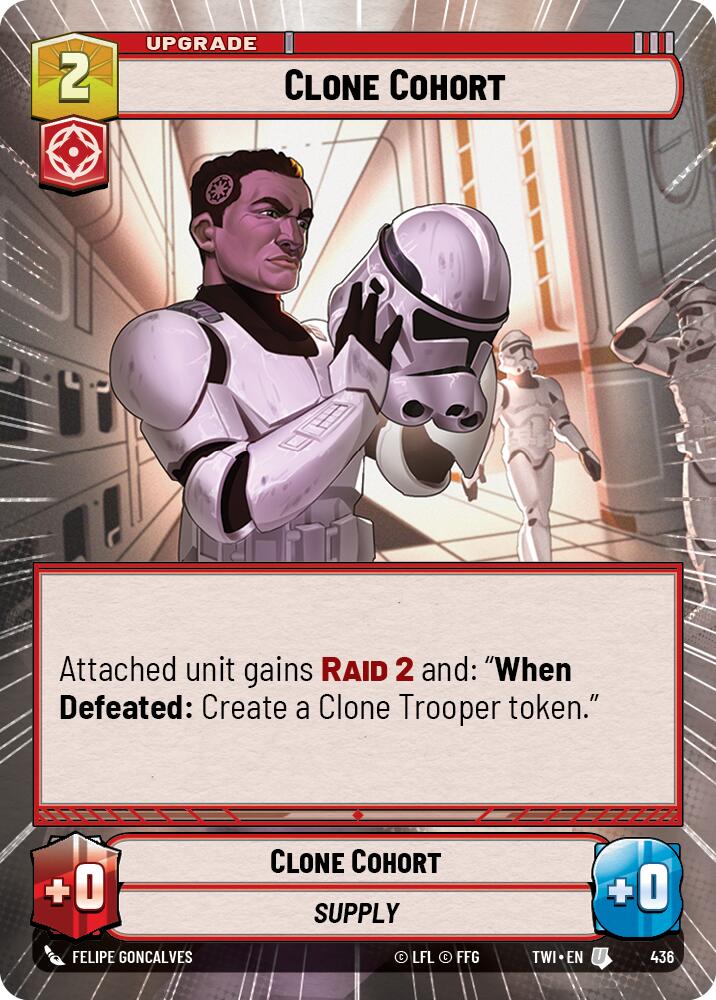Clone Cohort (436) (Hyperspace) (436) [Twilight of the Republic] | Exor Games New Glasgow