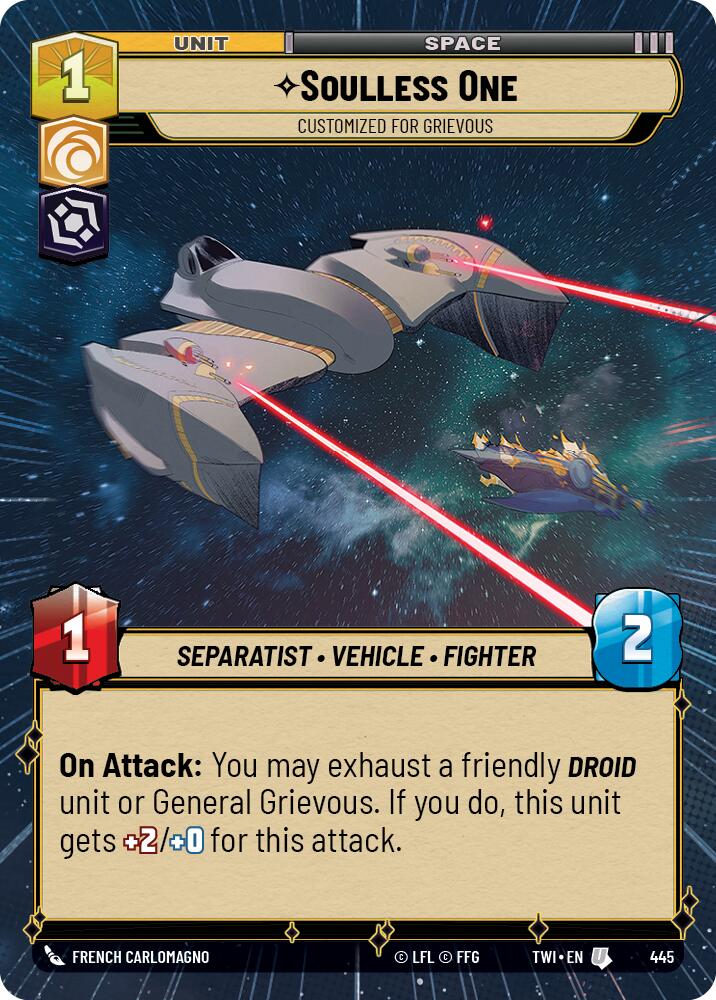 Soulless One - Customized for Grievous (445) (Hyperspace) (445) [Twilight of the Republic] | Exor Games New Glasgow
