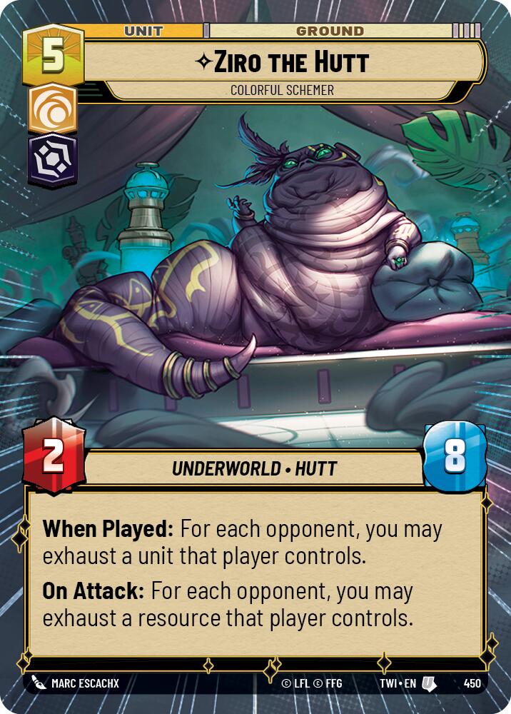 Ziro the Hutt - Colorful Schemer (450) (Hyperspace) (450) [Twilight of the Republic] | Exor Games New Glasgow