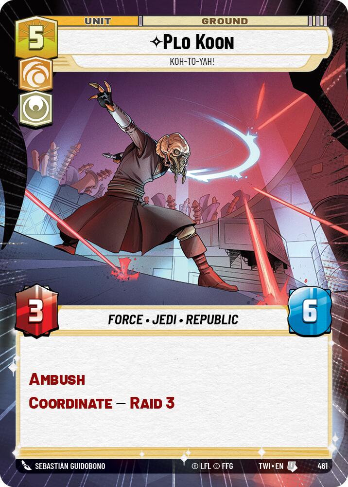 Plo Koon - Koh-to-yah! (461) (Hyperspace) (461) [Twilight of the Republic] | Exor Games New Glasgow