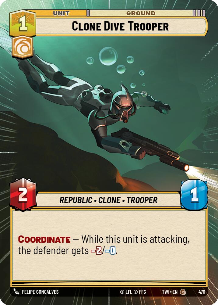 Clone Dive Trooper (470) (Hyperspace) (470) [Twilight of the Republic] | Exor Games New Glasgow
