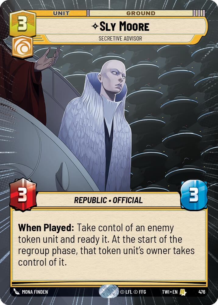Sly Moore - Secretive Advisor (476) (Hyperspace) (476) [Twilight of the Republic] | Exor Games New Glasgow
