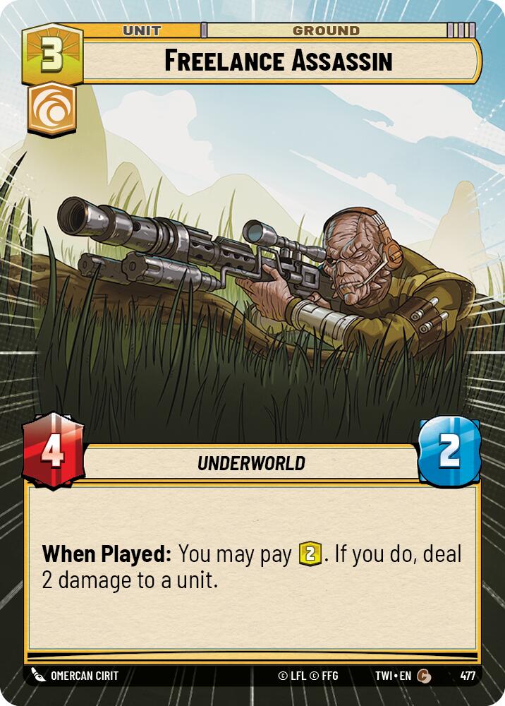 Freelance Assassin (477) (Hyperspace) (477) [Twilight of the Republic] | Exor Games New Glasgow