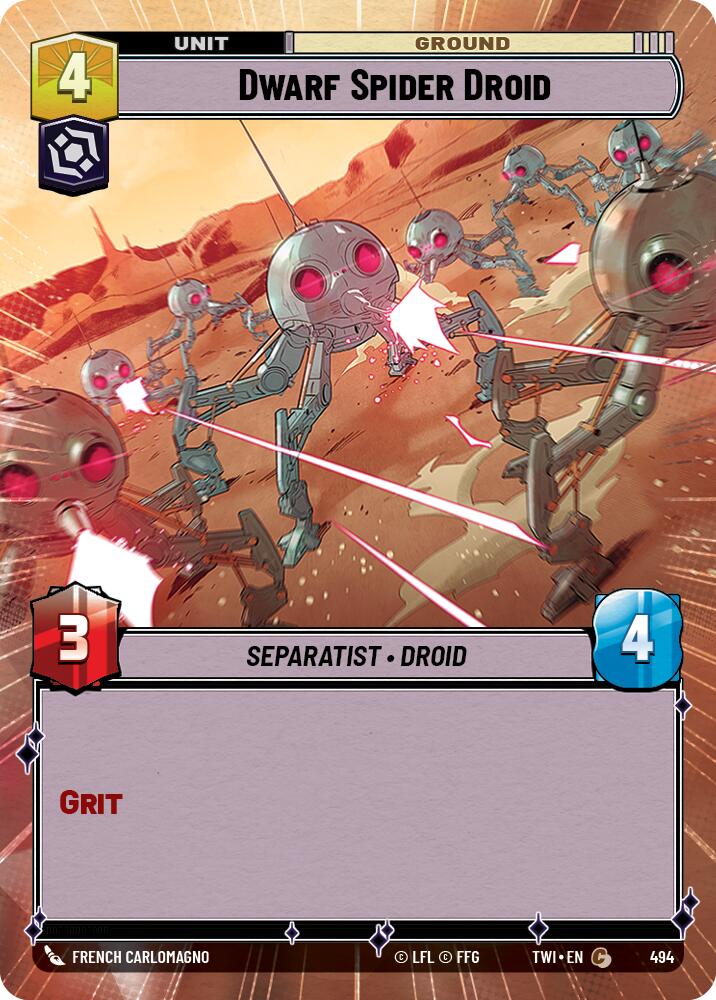 Dwarf Spider Droid (494) (Hyperspace) (494) [Twilight of the Republic] | Exor Games New Glasgow