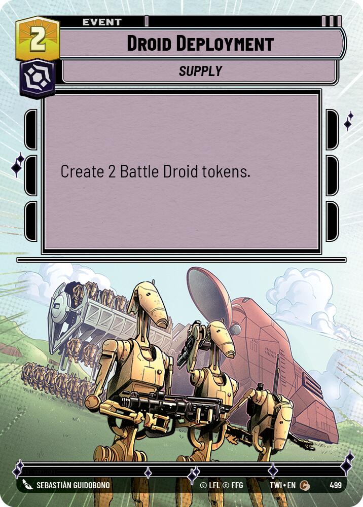 Droid Deployment (499) (Hyperspace) (499) [Twilight of the Republic] | Exor Games New Glasgow