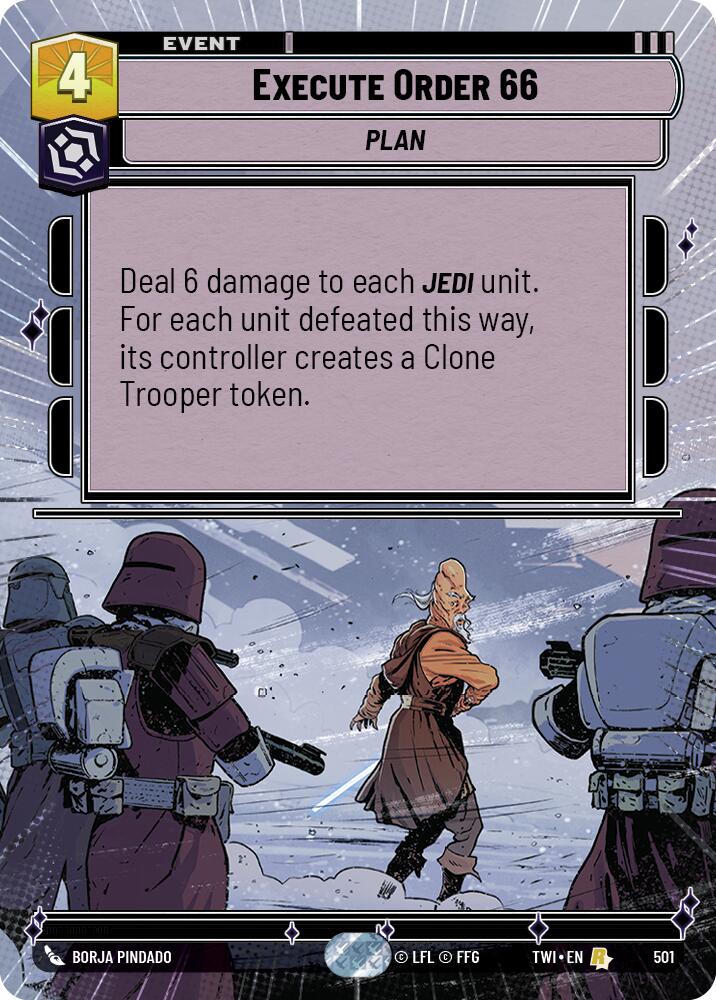 Execute Order 66 (501) (Hyperspace) (501) [Twilight of the Republic] | Exor Games New Glasgow