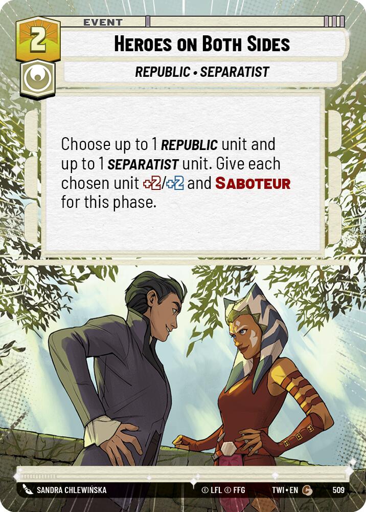 Heroes on Both Sides (509) (Hyperspace) (509) [Twilight of the Republic] | Exor Games New Glasgow