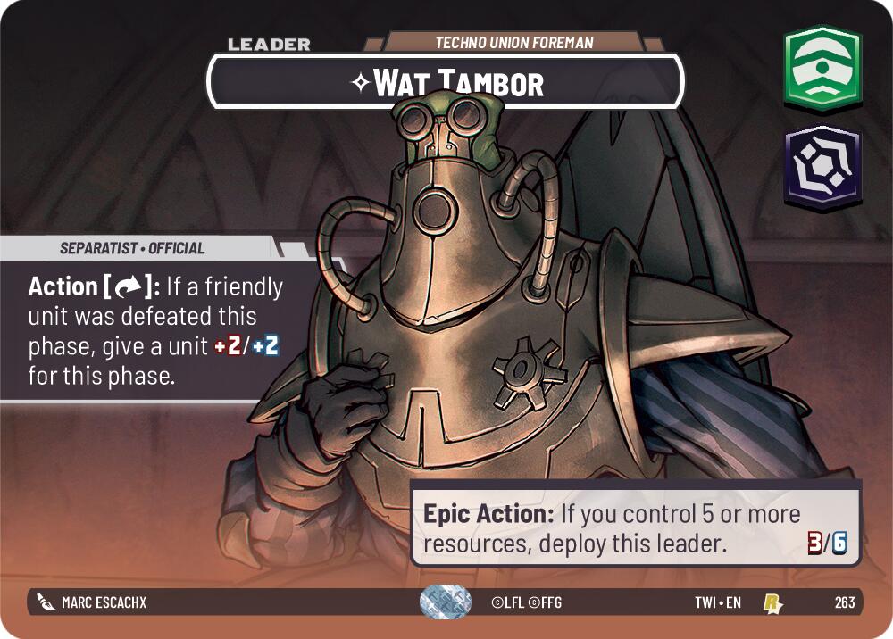 Wat Tambor - Techno Union Foreman (263) (Showcase) (263) [Twilight of the Republic] | Exor Games New Glasgow