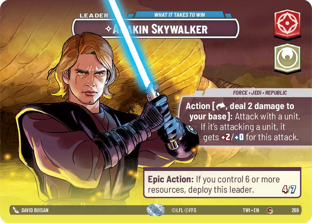 Anakin Skywalker - What it Takes to Win (269) (Showcase) (269) [Twilight of the Republic] | Exor Games New Glasgow