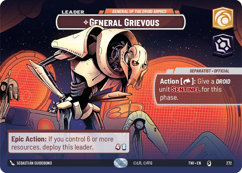 General Grievous - General of the Droid Armies (272) (Showcase) (272) [Twilight of the Republic] | Exor Games New Glasgow