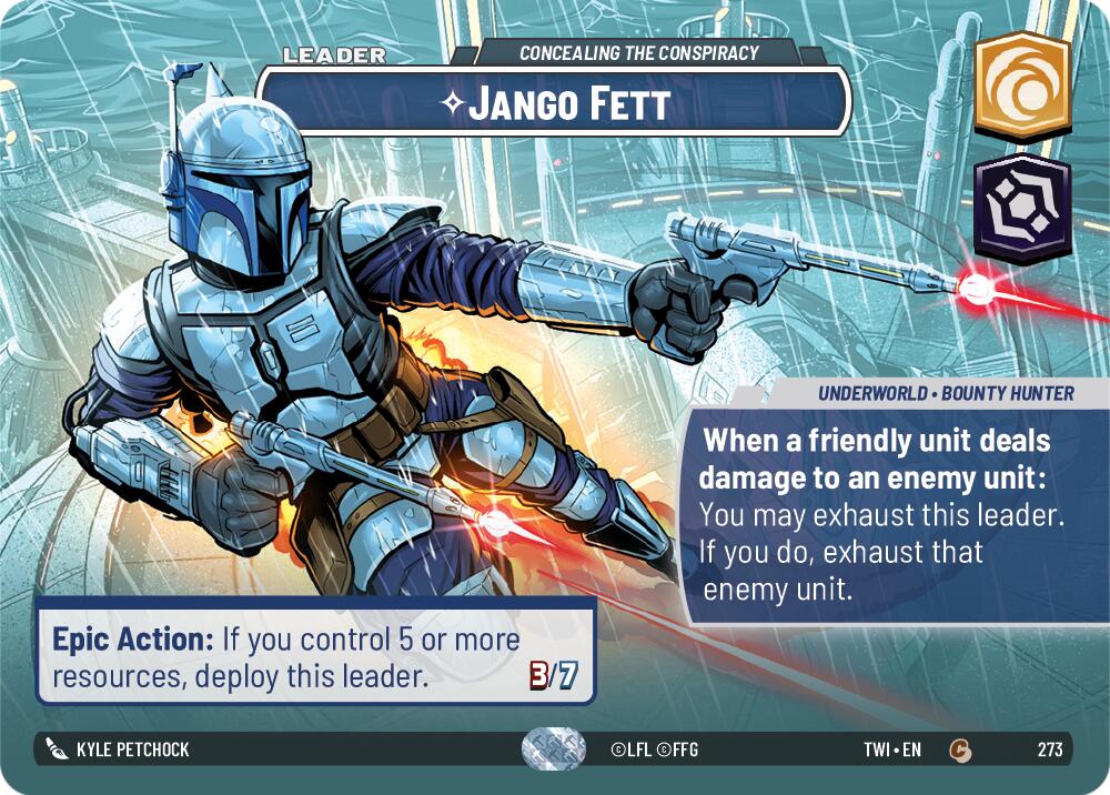 Jango Fett - Concealing the Conspiracy (273) (Showcase) (273) [Twilight of the Republic] | Exor Games New Glasgow