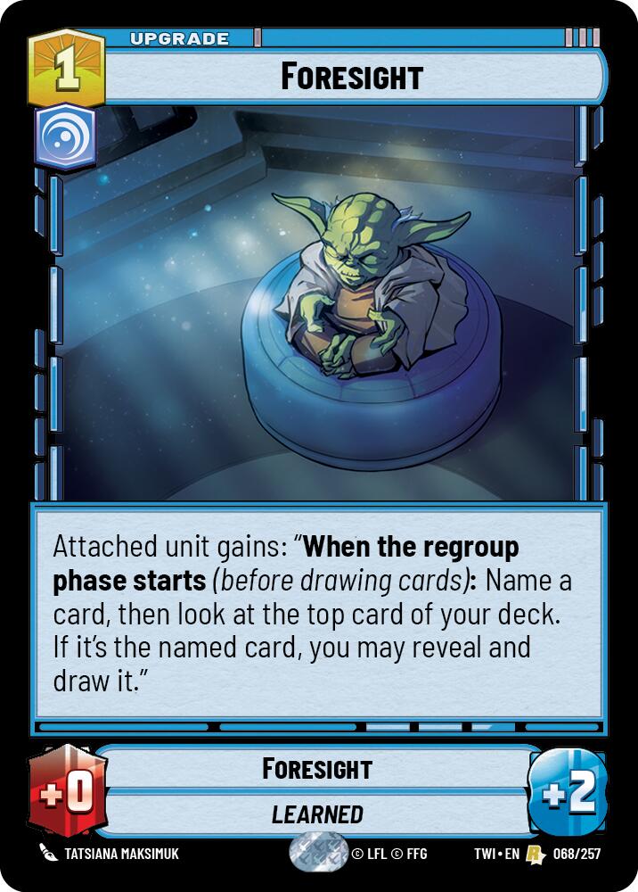 Foresight (068/257) (068/257) [Twilight of the Republic] | Exor Games New Glasgow