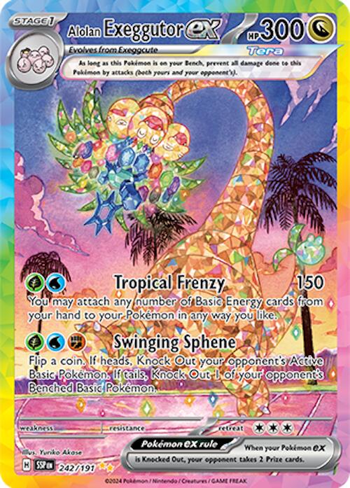 Alolan Exeggutor ex (242/191) [Scarlet & Violet: Surging Sparks] | Exor Games New Glasgow