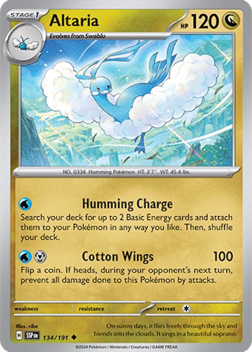 Altaria (134/191) [Scarlet & Violet: Surging Sparks] | Exor Games New Glasgow