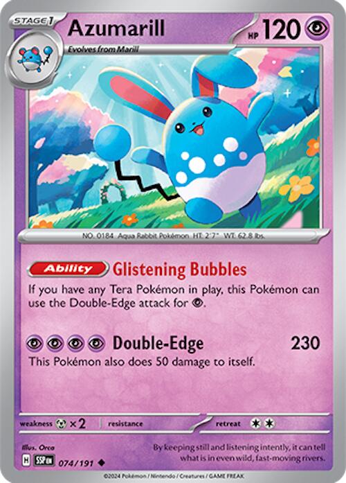 Azumarill (074/191) [Scarlet & Violet: Surging Sparks] | Exor Games New Glasgow