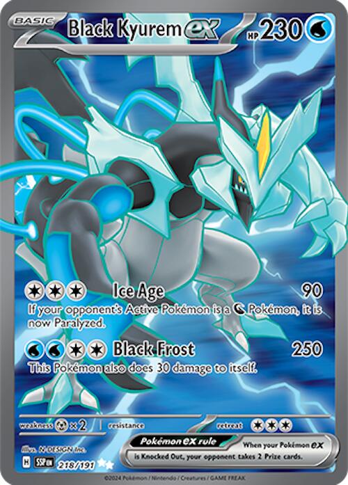 Black Kyurem ex (218/191) [Scarlet & Violet: Surging Sparks] | Exor Games New Glasgow