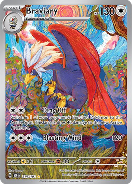 Braviary (214/191) [Scarlet & Violet: Surging Sparks] | Exor Games New Glasgow