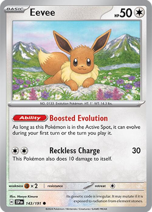 Eevee (143/191) [Scarlet & Violet: Surging Sparks] | Exor Games New Glasgow