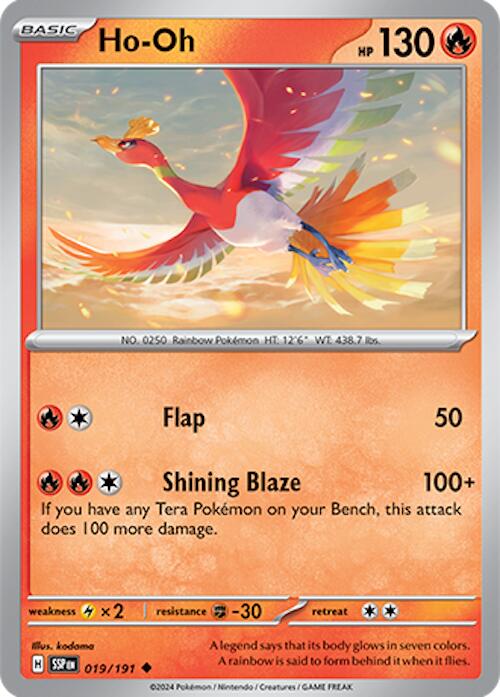 Ho-Oh (019/191) [Scarlet & Violet: Surging Sparks] | Exor Games New Glasgow