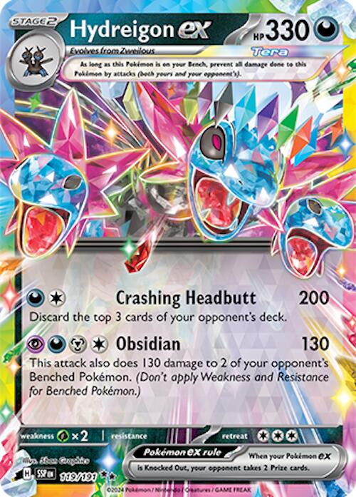 Hydreigon ex (119/191) [Scarlet & Violet: Surging Sparks] | Exor Games New Glasgow