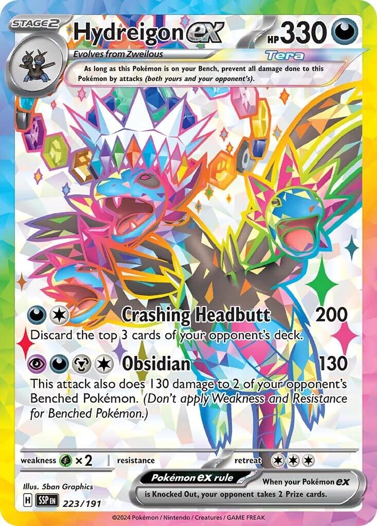 Hydreigon ex (223/191) [Scarlet & Violet: Surging Sparks] | Exor Games New Glasgow