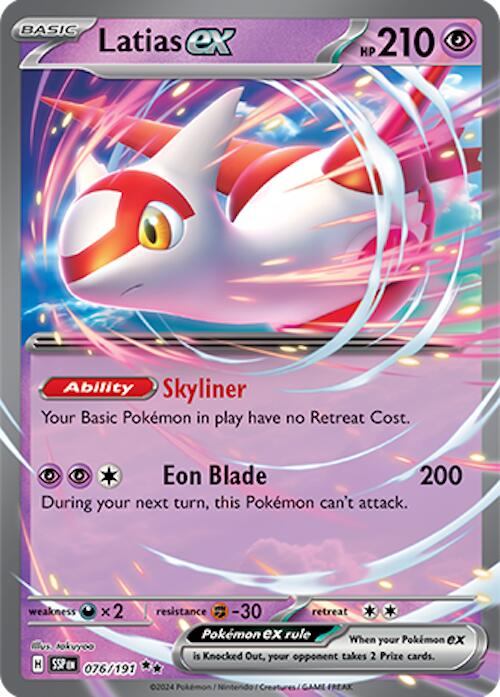 Latias ex (076/191) [Scarlet & Violet: Surging Sparks] | Exor Games New Glasgow