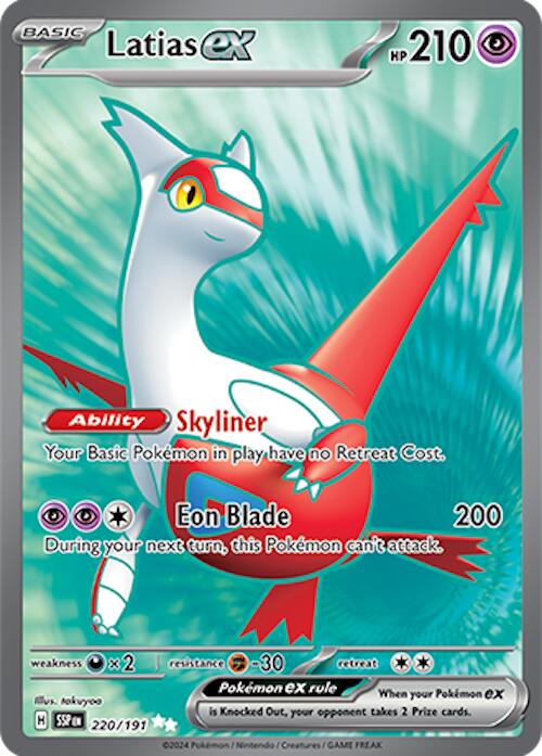 Latias ex (220/191) [Scarlet & Violet: Surging Sparks] | Exor Games New Glasgow