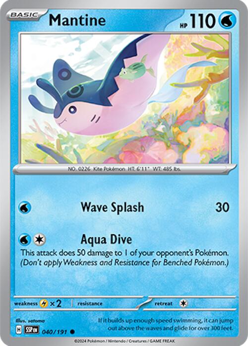 Mantine (040/191) [Scarlet & Violet: Surging Sparks] | Exor Games New Glasgow