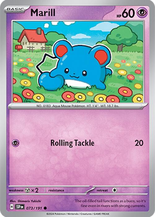 Marill (073/191) [Scarlet & Violet: Surging Sparks] | Exor Games New Glasgow