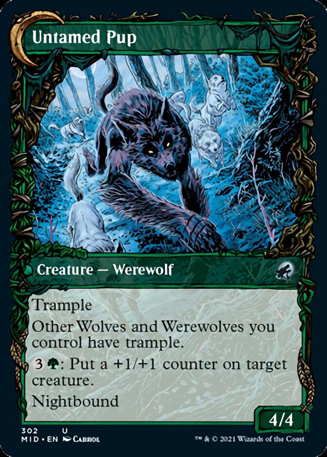 Hound Tamer // Untamed Pup (Showcase Equinox) [Innistrad: Midnight Hunt] | Exor Games New Glasgow