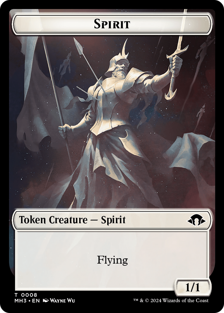 Phyrexian Germ // Spirit (0008) Double-Sided Token [Modern Horizons 3 Tokens] | Exor Games New Glasgow