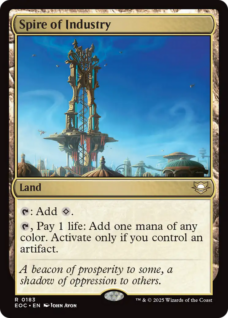 Spire of Industry [Edge of Eternities Commander] | Exor Games New Glasgow