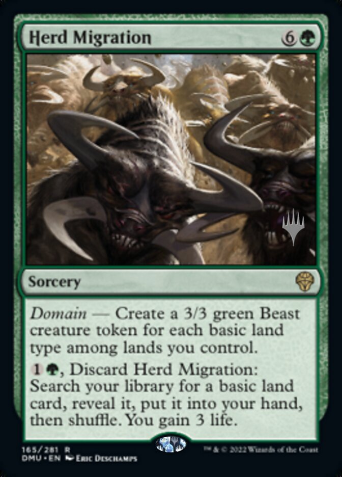 Herd Migration (Promo Pack) [Dominaria United Promos] | Exor Games New Glasgow