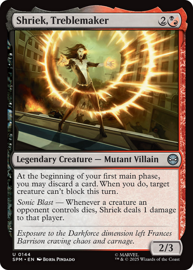 Shriek, Treblemaker [Marvel's Spider-Man] | Exor Games New Glasgow