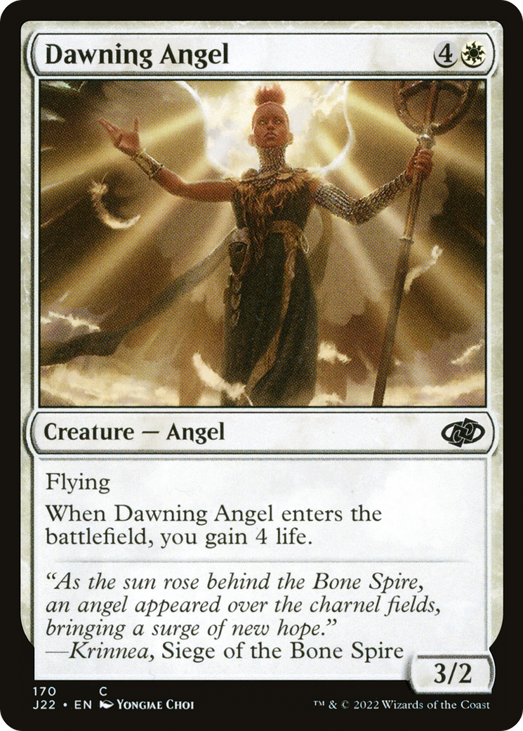 Dawning Angel [Jumpstart 2022] | Exor Games New Glasgow
