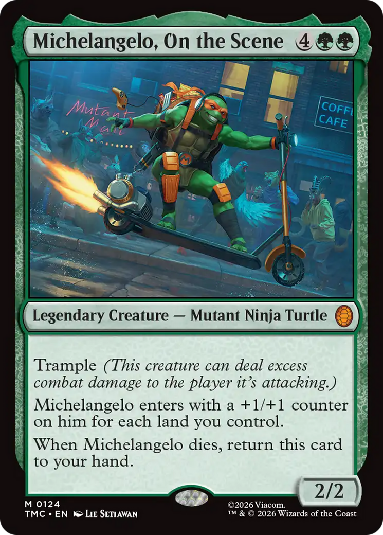 Michelangelo, On the Scene [Teenage Mutant Ninja Turtles Commander] | Exor Games New Glasgow